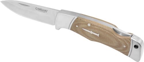 CAMILLUS CLASSIC LOCK BACK 3.25" SS DROP POINT MICARTA
