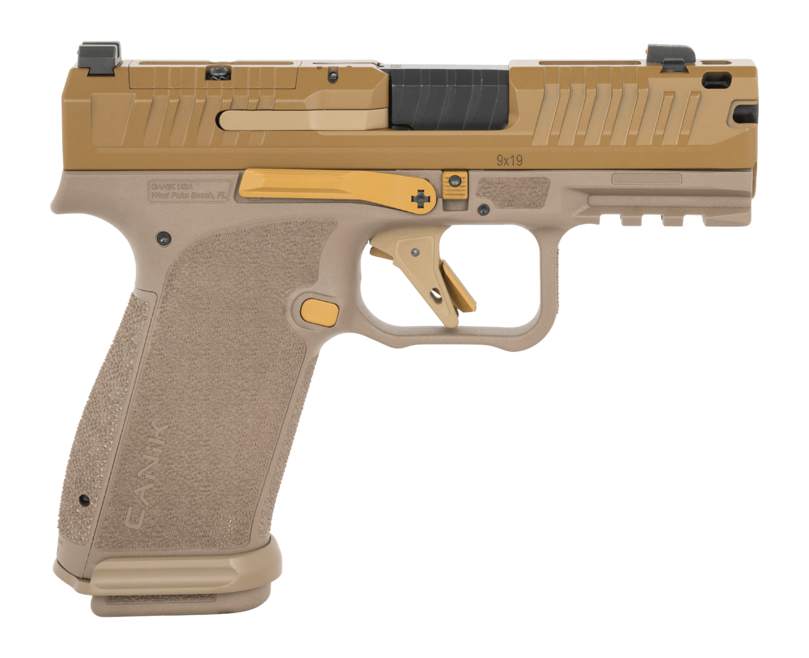 Canik HG8328DM-N Mete MC9 Prime 9mm Luger 17+1 3.64" Compensated Barrel, Steel Optic Ready/Serrated Slide, Polymer Frame w/Picatinny Rail, Textured Grip