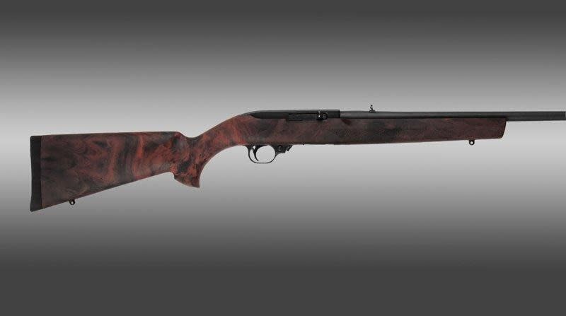 Hogue Ruger 10-22 .920" Barrel Red Lava Rubber OverMolded Stock