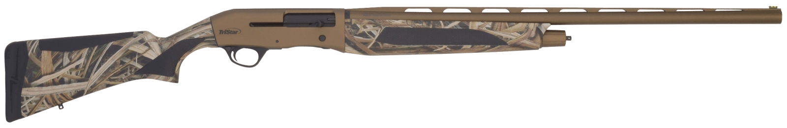 TriStar 24189 Viper Max  12 Gauge 3.5" 5+1 28" Bronze Cerakote Barrel/Receiver, Mossy Oak Shadow Grass Blades Stock, Includes 4 MobilChoke