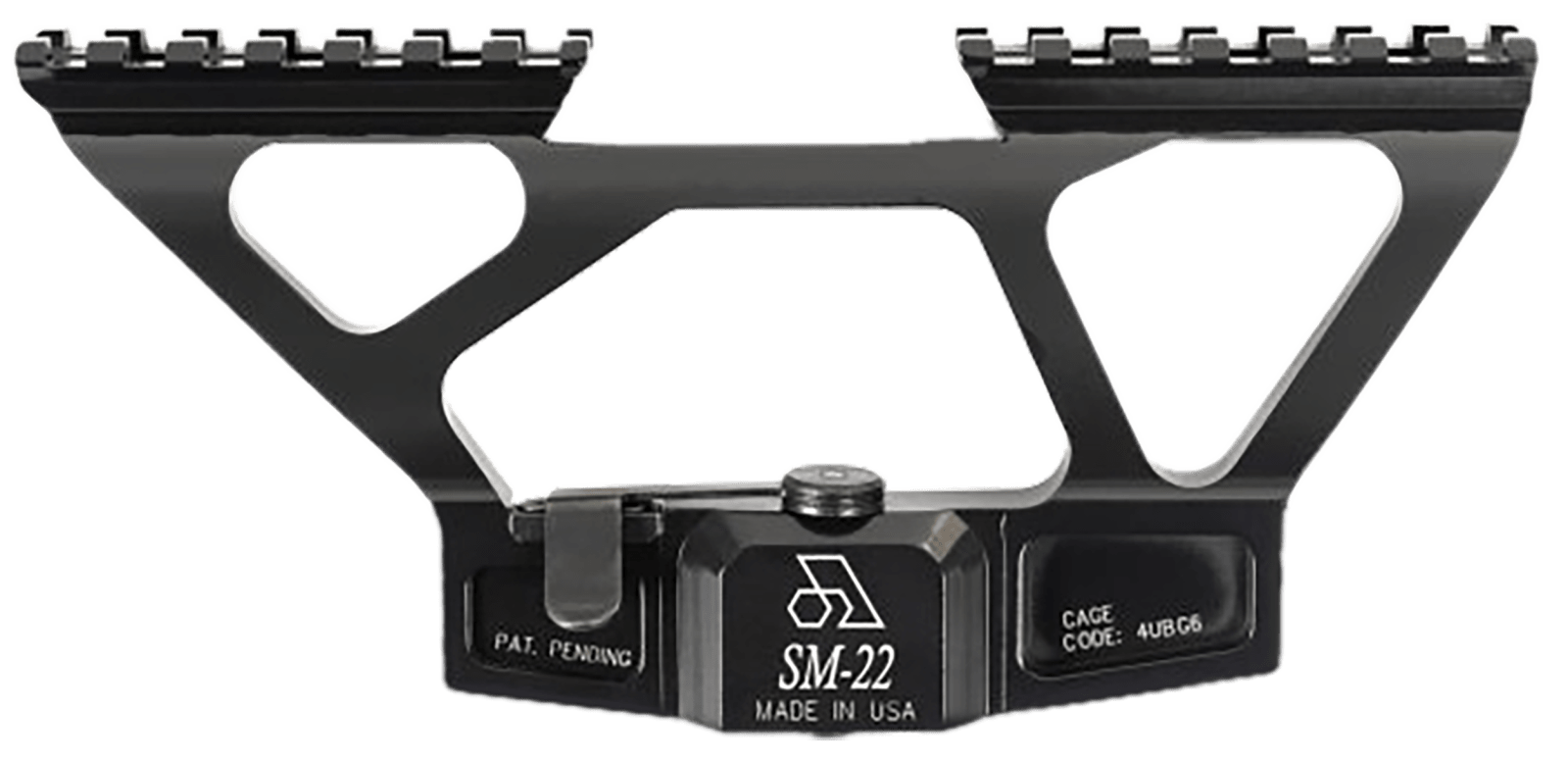 Arsenal SM22 AK Scope Mount SAM7K Series  Black Anodized 0 MOA