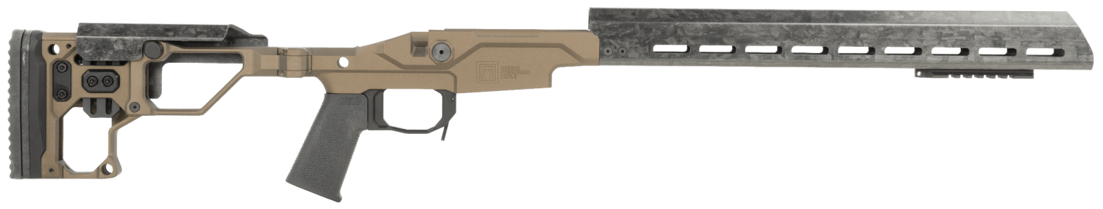 Christensen Arms 8100000105 Modern Precision Rifle Chassis Desert Brown for Rem 700 Short Action