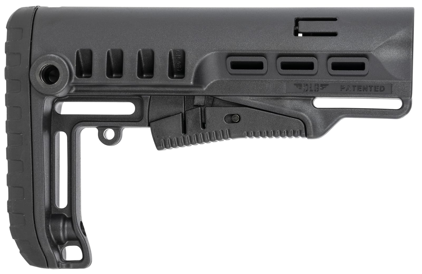 NcStar VG087 Tactical Mil-Spec Stock Black Synthetic Collapsible