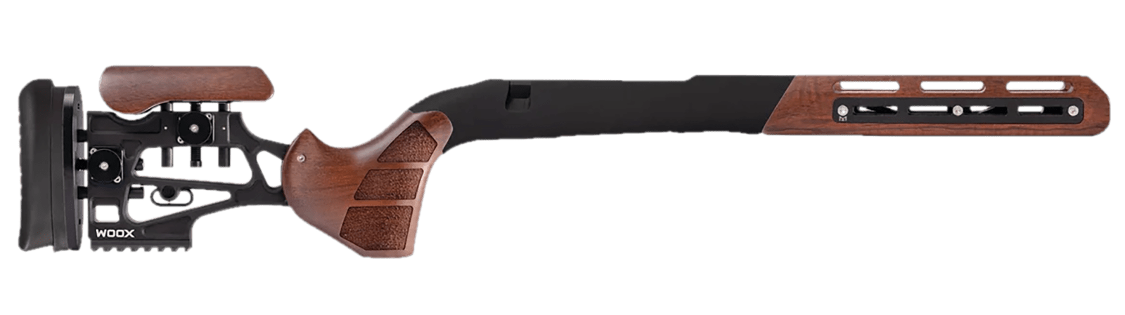 Woox SH.CHS011.04 Furiosa Chassis Walnut Aluminum/Wood Fits Tikka T3/T3x Bolt Action 31" OAL