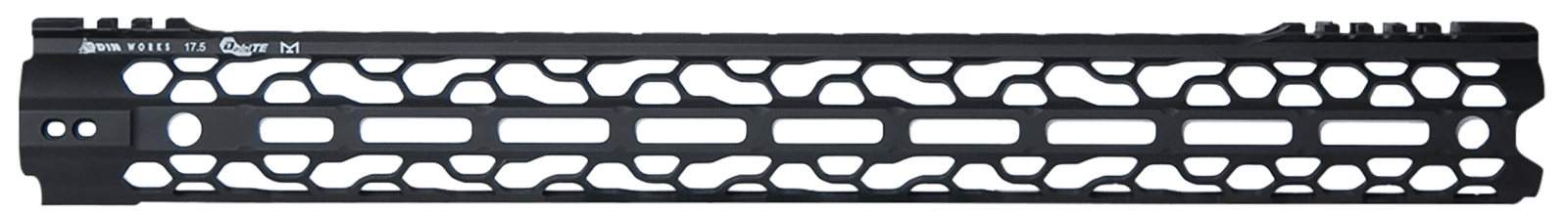 Odin Works F17MLO2308206 02 Lite AR-10 M-Lok Forend  17.50" M-LOK, Black Aluminum, Mounting Hardware Included for AR-10