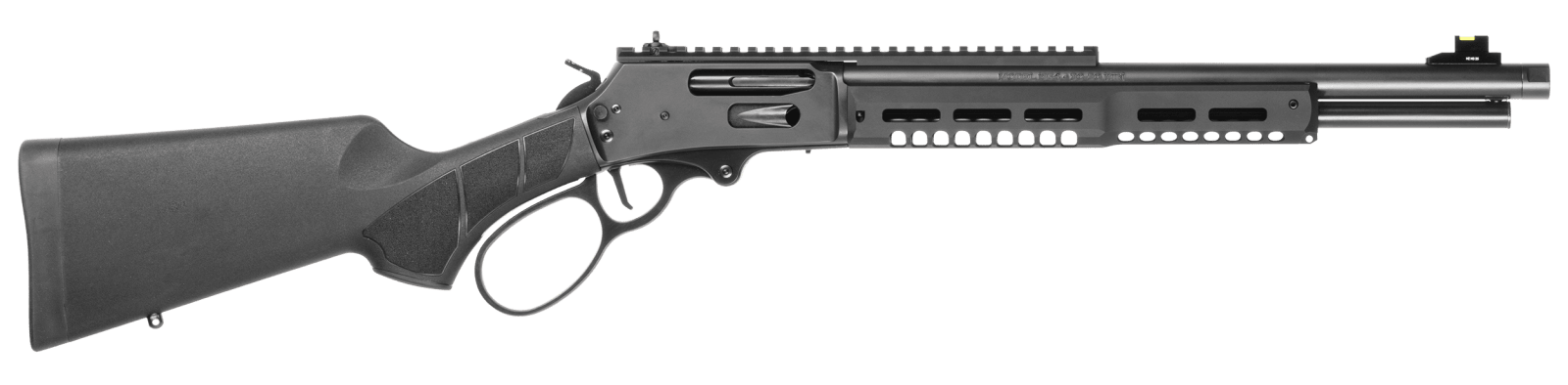 Smith & Wesson 14454 1854 Stealth Hunter 30-30 Win 5+1 16.50" Black Armornite Threaded Barrel, Black Anodized Stainless Steel Receiver w/Picatinny Rail, M-LOK Forend, Black Synthetic Fixed Stock