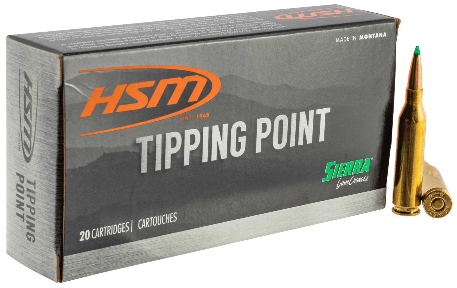 HSM 27016N Tipping Point 270 Win 140 gr Sierra GameChanger 20 Per Box/ 20 Case