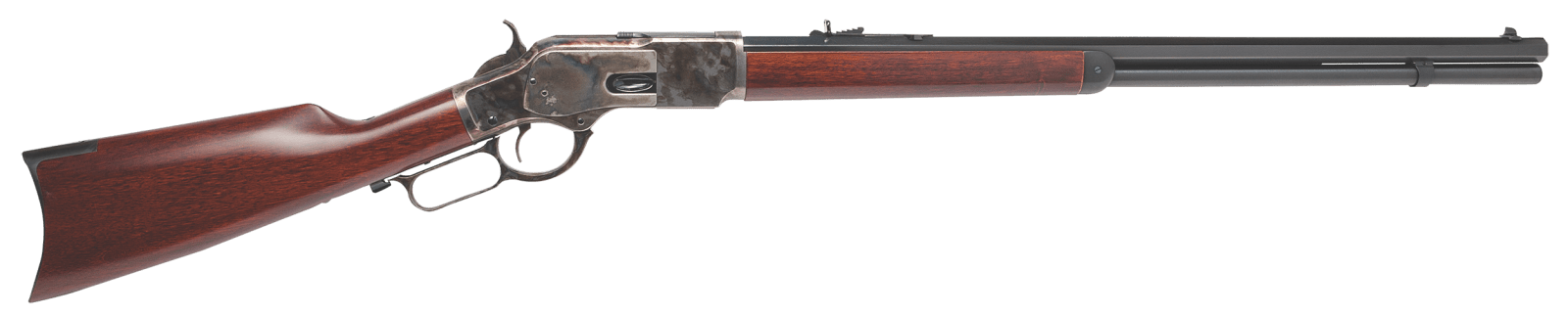 Cimarron CA282 1873 Sporting Full Size 45 Colt (Long Colt) 13+1 24" Blued Octagon Barrel, Color Case Hardened Stainless Steel Receiver, Fixed Walnut Stock, Right Hand