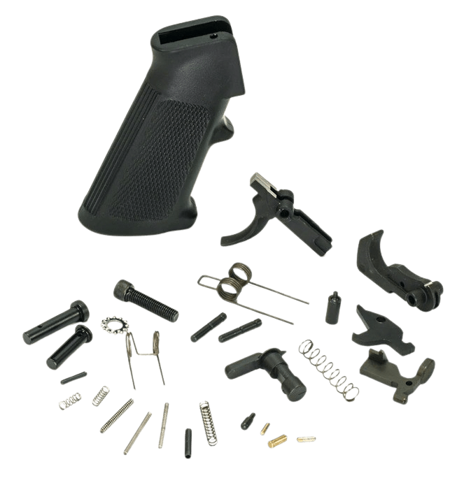 White Label Armory WLA-LOW-1017-01 Pistol Lower Parts Kit For AR-15 Black