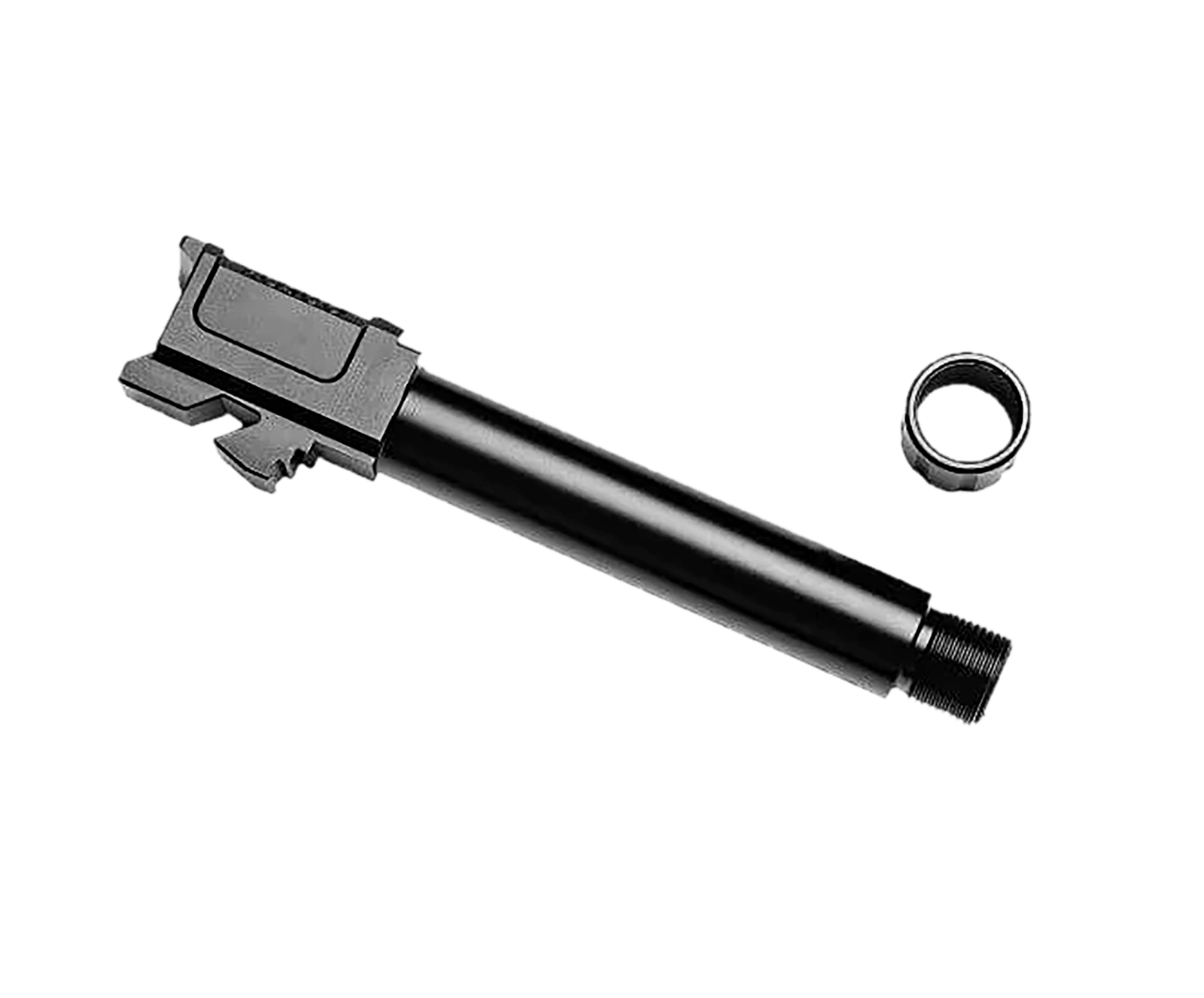 Rosco Manufacturing BL-G19-9MM-M-TB-V2 Bloodline 9mm Luger 4.62" Threaded Black Melonite Stainless Steel, Fits Glock 19 Gen1-5