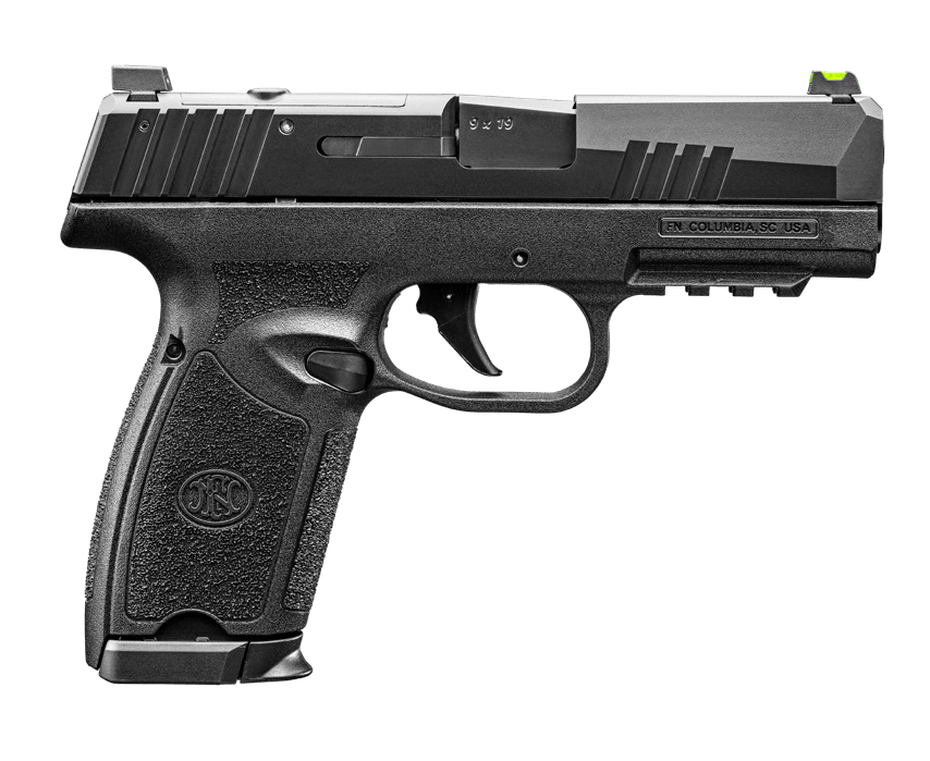 FN 309 MRD 9mm Luger 20+1 3.80" Black Steel Barrel & Optic Ready/Serrated Slide, Black Polymer Frame w/Picatinny Rail, Textured Grip, RMSc/DPP Footprint, Ambidextrous