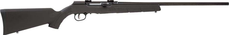 Savage Arms 47700 A Series Magnum Full Size 17 HM2 10+1 20" Matte Black Button Rifled Barrel, Matte Black Drilled & Tapped Carbon Steel Receiver, Matte Black Fixed Synthetic Stock, Right Hand