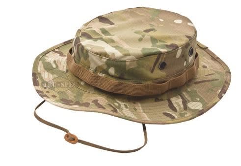 Tru-Spec Military Boonie Hat - 50/50 Nylon/Cotton Rip-Stop MultiCam 7-1/2 Large