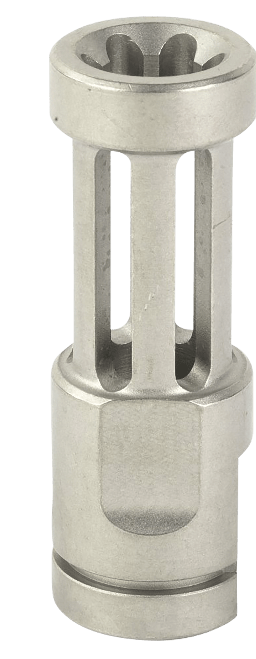 Samson 040606200 Flash Hider  Stainless Steel, Fits Ruger 10/22