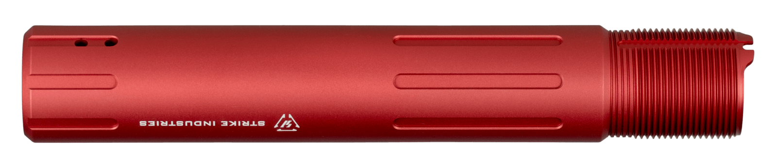 Strike ARCARPRESLICKRED Receiver Extension Tube  AR Pistol Platform Red Anodized Aluminum AR Carbine