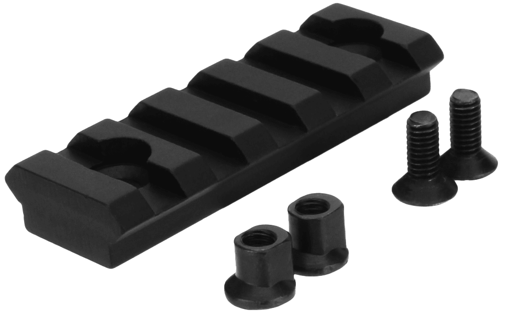 TacFire MAR101 KeyMod Picatinny Rail 2 Inch 5 Slots  Black
