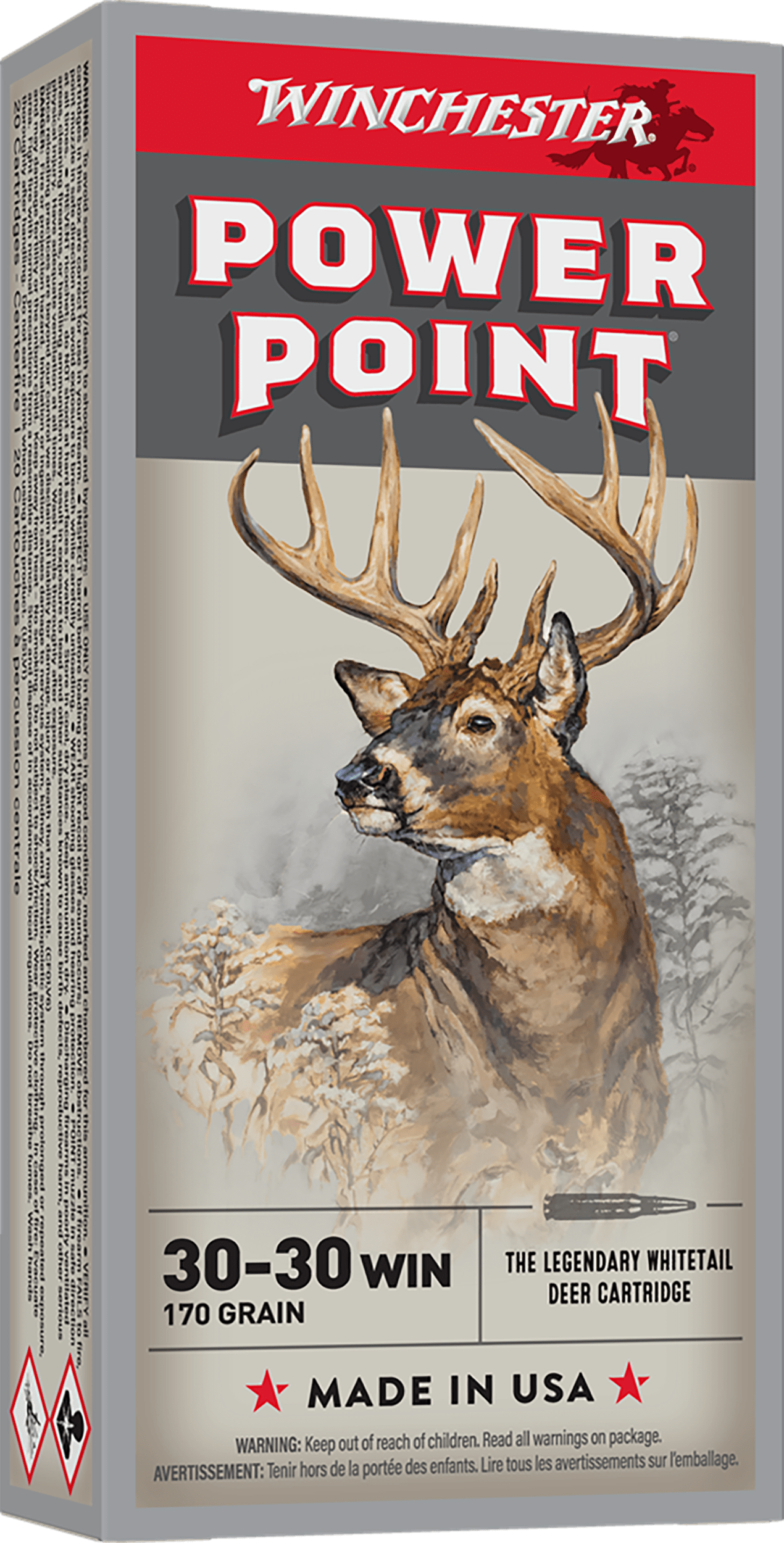 Winchester Ammo X30303 Power-Point  30-30Win 170gr 20 Per Box/10 Case