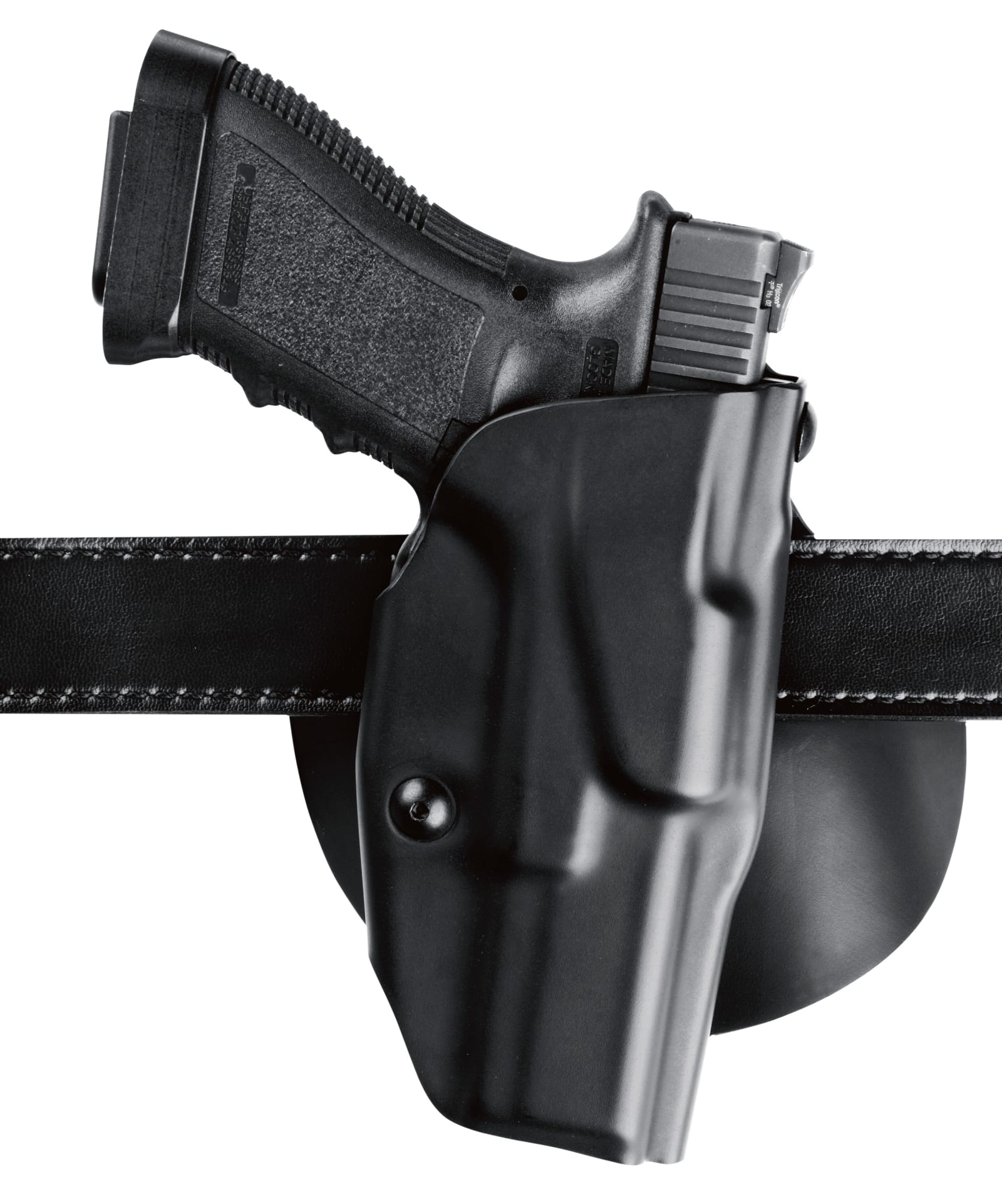 Safariland 63782832411 6378 ALS  OWB Black SafariLaminate Fits Glock 19/23 Compatible w/ Surefire X300 Belt Loop/Paddle Mount Right Hand