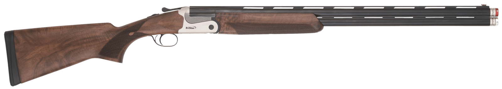 TriStar 33172 Cypher X 16 Gauge Break Open 2.75" 2rd 28" Blued Over/Under Vent Rib Barrel, Stainless Aluminum Receiver, Fixed Turkish Walnut Stock, Ambidextrous