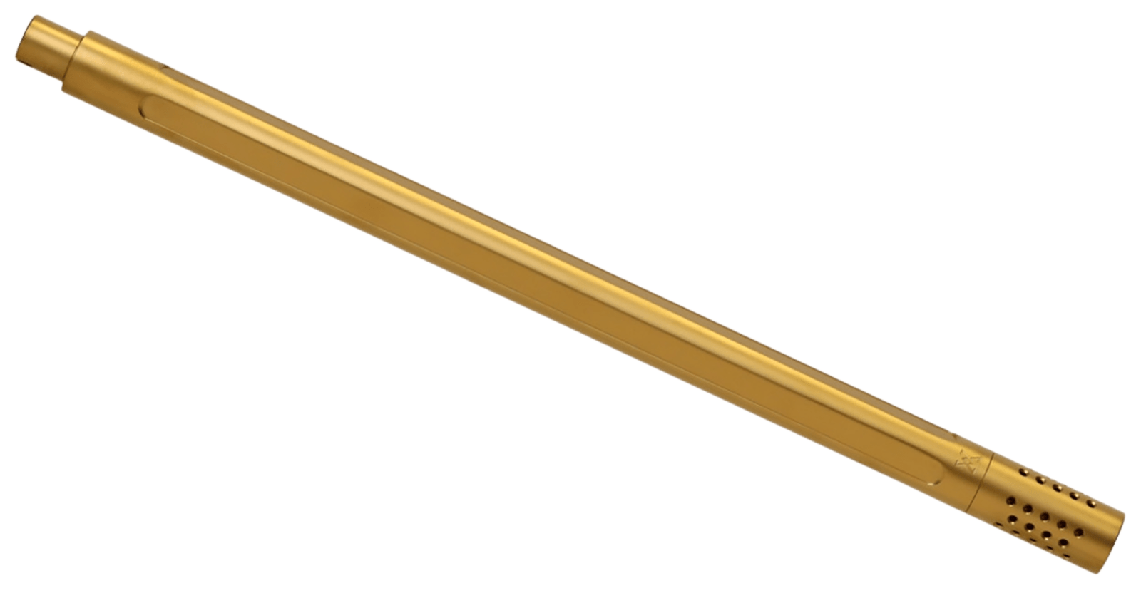 True Precision Inc TP1022BBLG TP/22  16" Compensated Gold 416R Stainless Steel Barrel Fits Ruger 10/22
