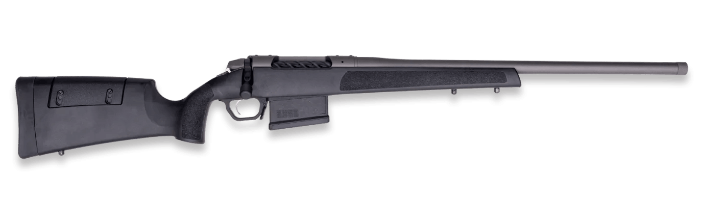 Weatherby 3WR0425RWR0T 307 Range SF 25 WBY RPM 5+1 20" Tungsten Cerakote Heavy Threaded Barrel, Tungsten Cerakote Steel Drilled & Tapped Receiver, Black Adj Cheek Piece & LOP Synthetic Stock, Right Ha