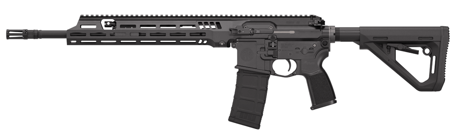Sig Sauer R516G3556N16B 516 G3 Mohawk 5.56 NATO 30+1 16" Black FNC Barrel, Black Anodized Alloy Receiver w/Picatinny Rail, M-LOK Handguard, Black Polymer Stock, Textured Grip, Ambidextrous