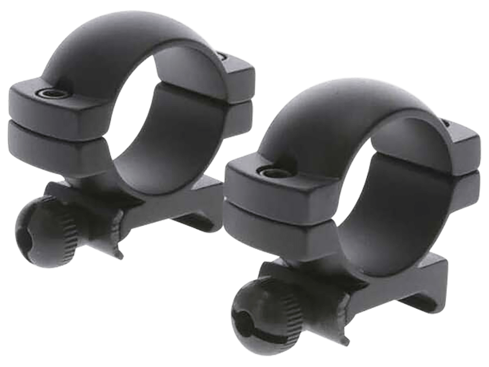 TruGlo TGTG8960B1 Lightweight Scope Rings Matte Black 1" Medium