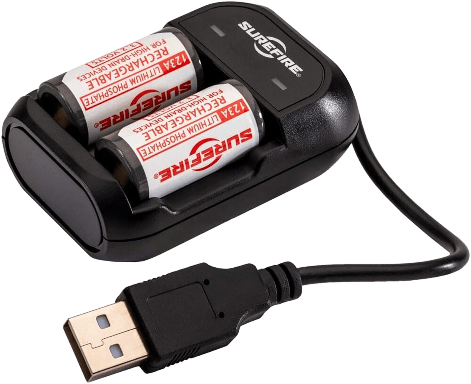 SureFire SFLFP123KIT AC/DC Wall Charger Kit  CR123A