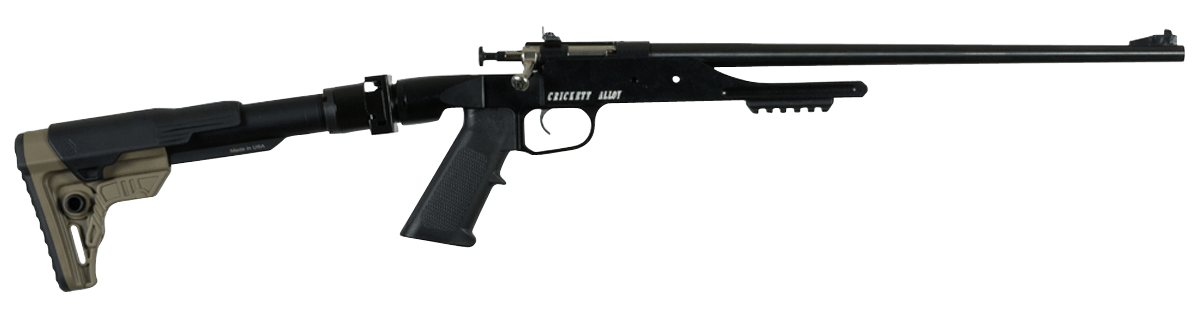 Crickett KSA2180 Precision 22 LR 1 rd 16.13" Blued Steel Barrel, Blued Steel w/Picatinny Rail Receiver, Black Adjustable Stock