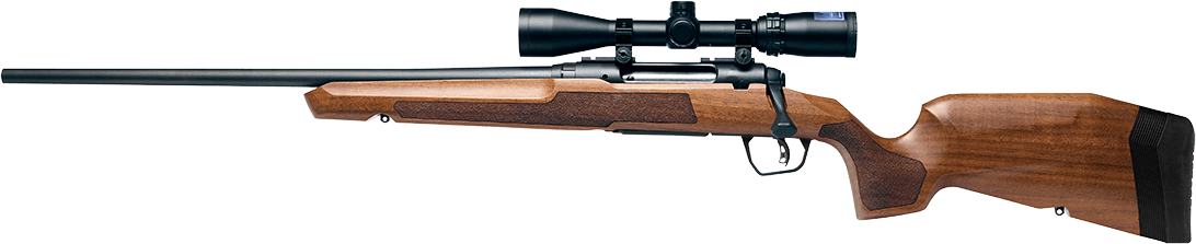 Savage Arms 32275 Axis 2 XP Combo 400 Legend 4+1 20" Matte Black Sporter Barrel & Drilled & Tapped Carbon Steel Receiver, Ergonomic Hardwood Stock, Left Hand, Weaver 3-9x40mm Scope