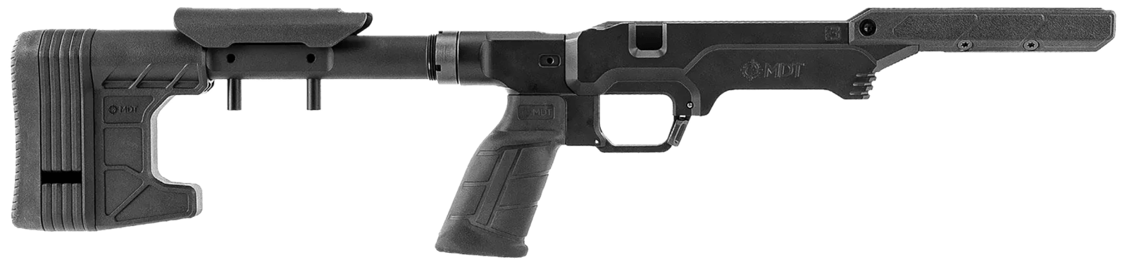 Mdt Sporting Goods Inc 114644BLK The Worker LSS Gen3 Black Fits Savage 110 Short Action