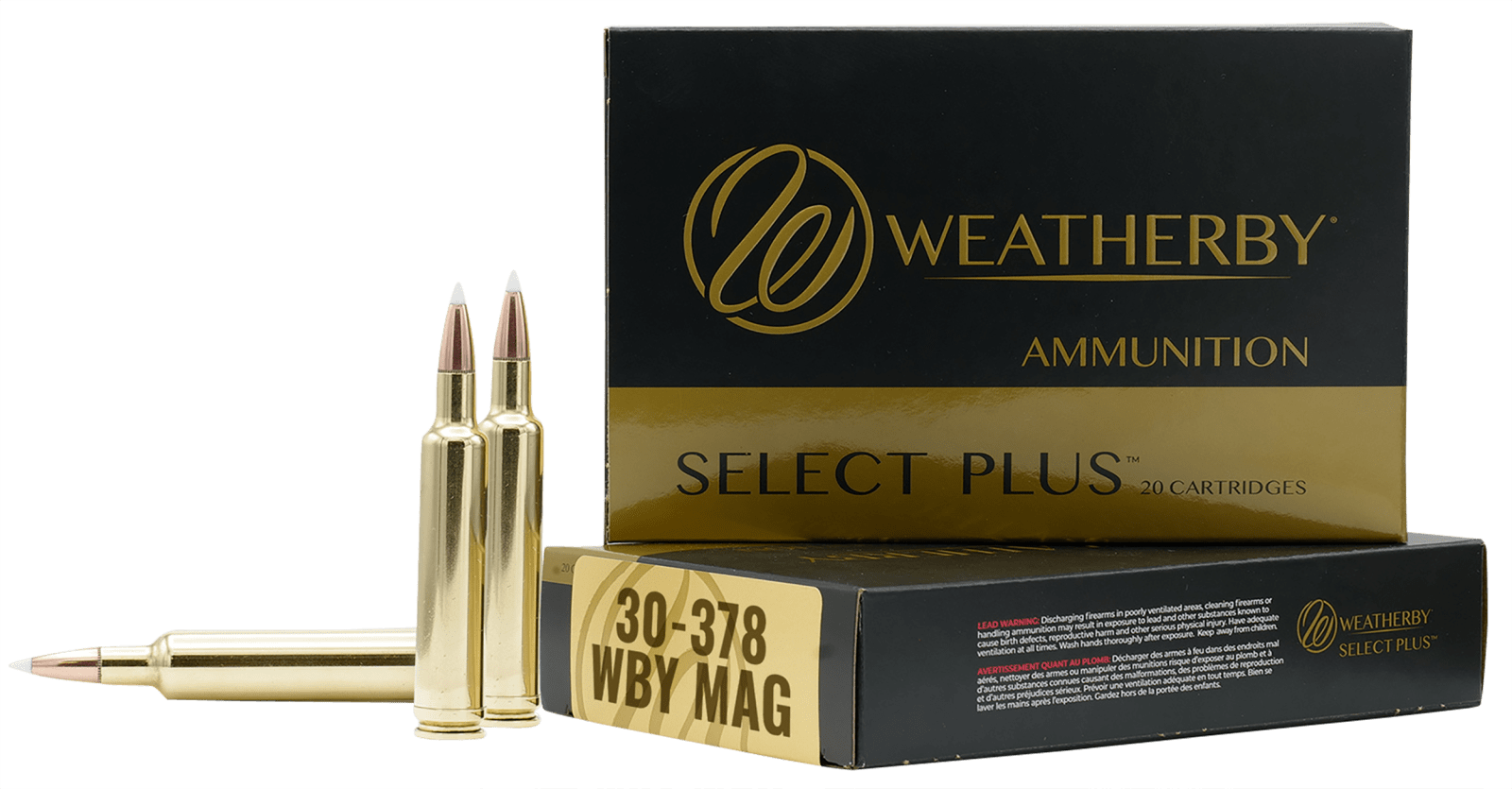 Weatherby B303180TTSX Select Plus 30-378WthbyMag 180gr Barnes Tipped TSX Lead Free 20 Per Box/10 Case