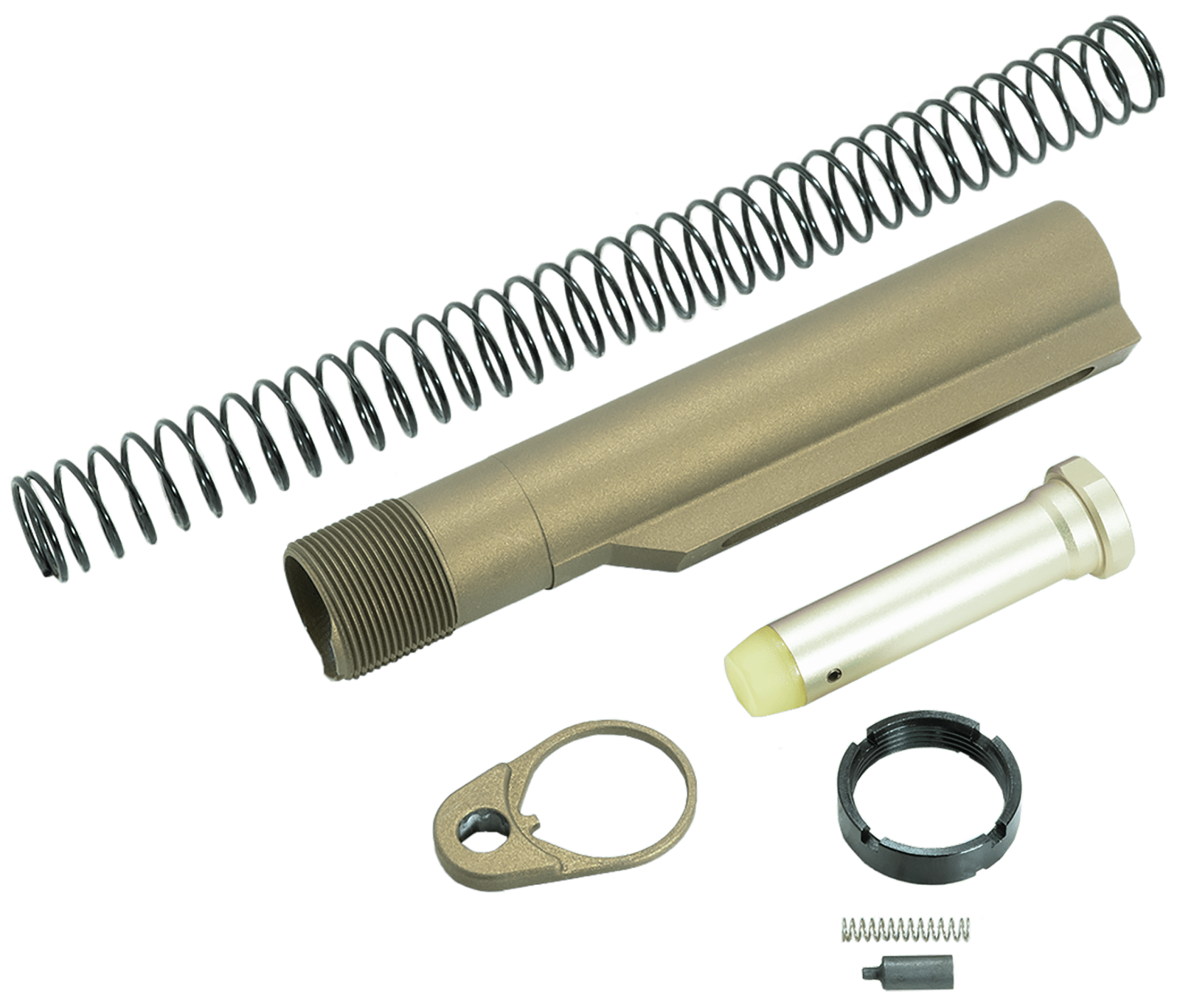 Timber Creek Outdoors ARBTKBB Buffer Tube Kit  Burnt Bronze AR-15/AR Style