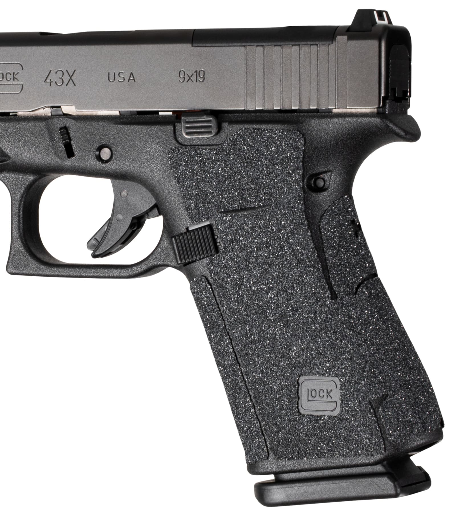 Hogue 18269 Wrapter  Black Adhesive Rubber Fits Glock 43x/48 Fits Pistol