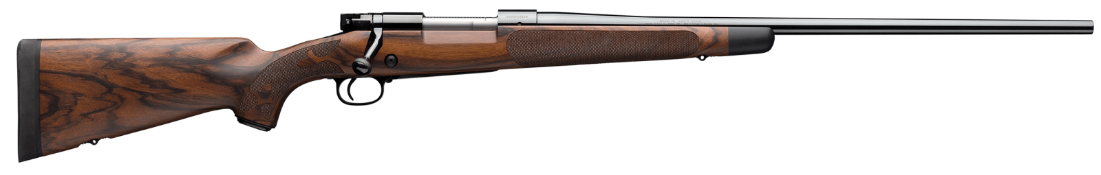 Winchester Repeating Arms 535239230 Model 70 Super Grade 7mm Rem Mag Caliber with 3+1 Capacity, 26" Barrel, Polished Blued Metal Finish, AAA French Walnut Stock & No Sights Right Hand (Full Size)