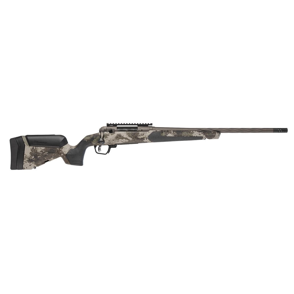 Savage 110 Core Hunter Pro Hunter Woodland Rifle .308 Win 3rd Magazine 20" Threaded Barrel Savage Woodland Synthetic Stock