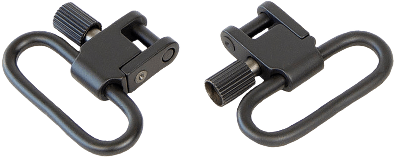 Bulldog BD882 Deluxe Locking Swivel Set Black 1.25" Steel