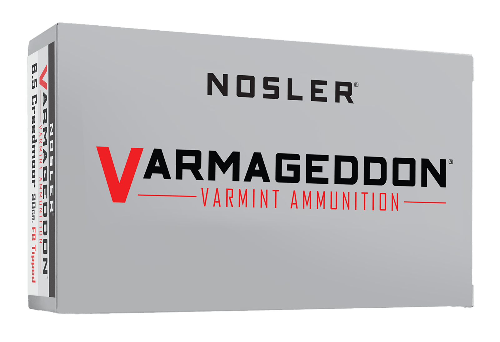 Nosler 65175 Varmageddon 6.5Creedmoor 90gr Flat Base Tipped 20 Per Box/10 Case