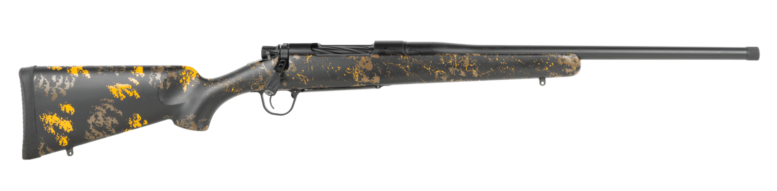 Christensen Arms 8010135900 Mesa FFT Buckmasters Full Size 243 Win 20" Black Cerakote Match Grade Threaded Barrel, Black Cerakote Stainless Steel Drilled & Tapped Receiver, Black w/Orange Sporter FFT
