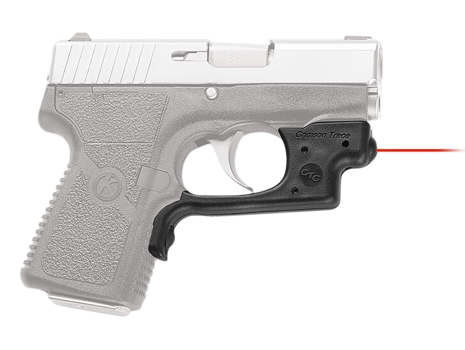 Crimson Trace 0130601 Laserguard  Fits Kahr Arms P380/CW380, Red Laser Black Polymer
