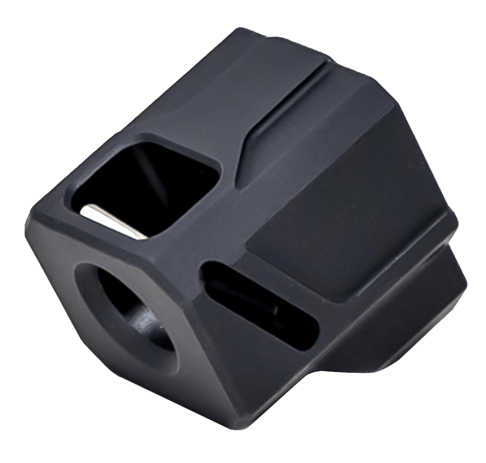 Faxon Firearms FFPACOMPDSG02 EXOS-543 Compensator for Gen 4 Black Anodized Aluminum 1/2"x28 Threads 1.10" OAL 9mm