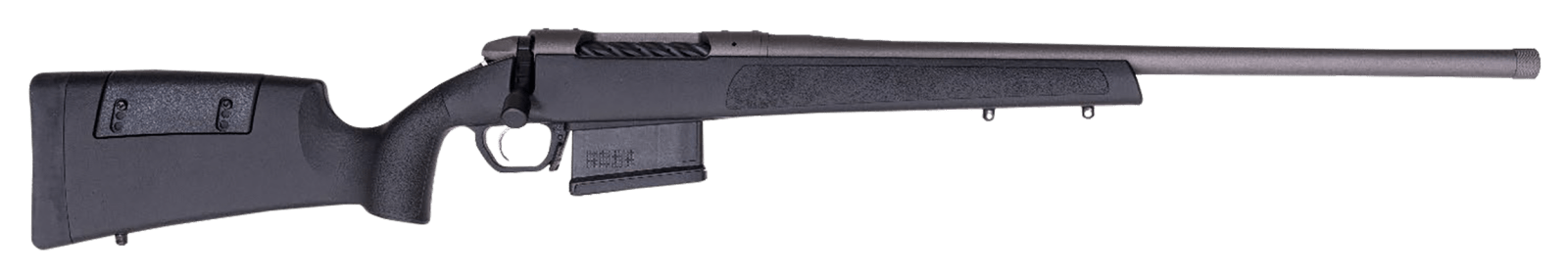 Weatherby 3WR04223RR0T 307 Range SF 223 Rem 5+1 20" Tungsten Cerakote Heavy Threaded Barrel, Tungsten Cerakote Drilled & Tapped Steel Receiver, Adj Cheek Piece & LOP Black Synthetic Stock