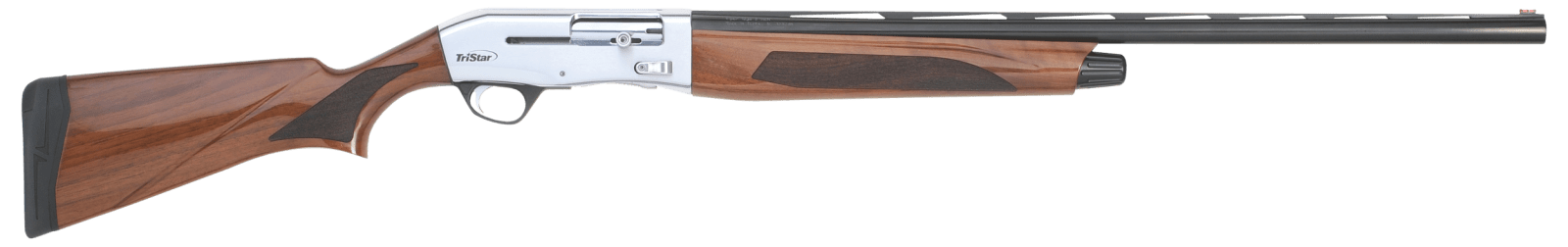 TriStar 24260 Viper G2 Pro Full Size 12 Gauge Semi-Auto 3" 5+1 28" Black Vent Rib Barrel, Silver Steel Receiver, Fixed Turkish Walnut Stock, Beretta/Benelli Mobil Chokes, Right Hand