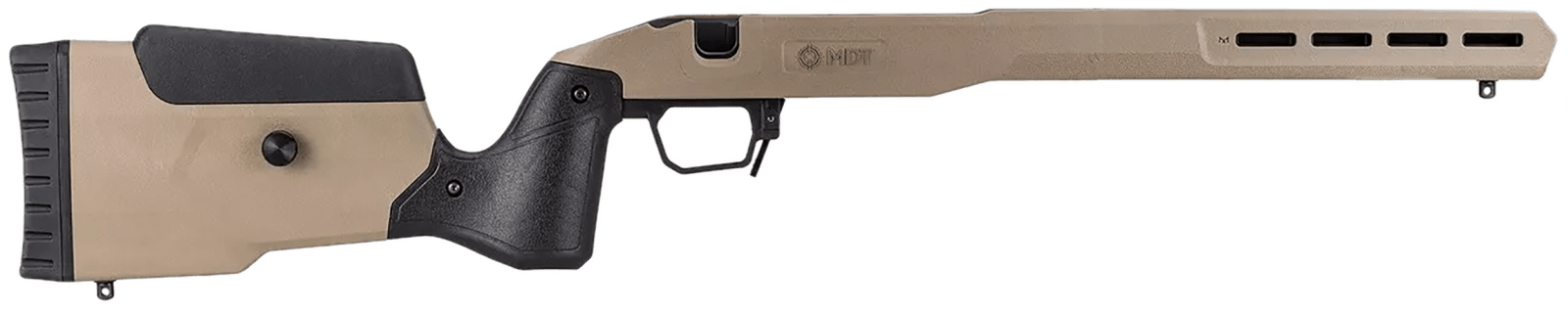Mdt Sporting Goods Inc 108682FDE Field Stock Chassis System Flat Dark Earth Fits Savage Axis Short Action