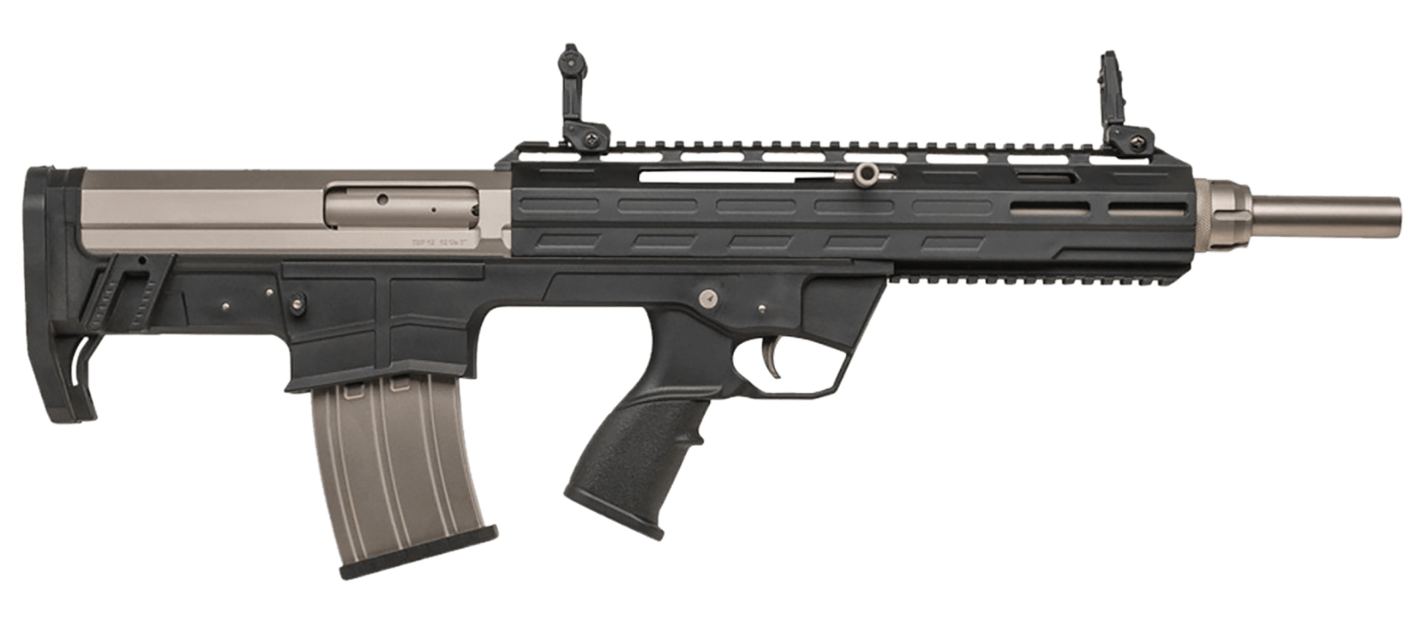 SDS Imports 21000107 TAR 12MP 12 Gauge 3" 5rd 18.50" Nickel Marine Benelli/Mobil Polymer Stock
