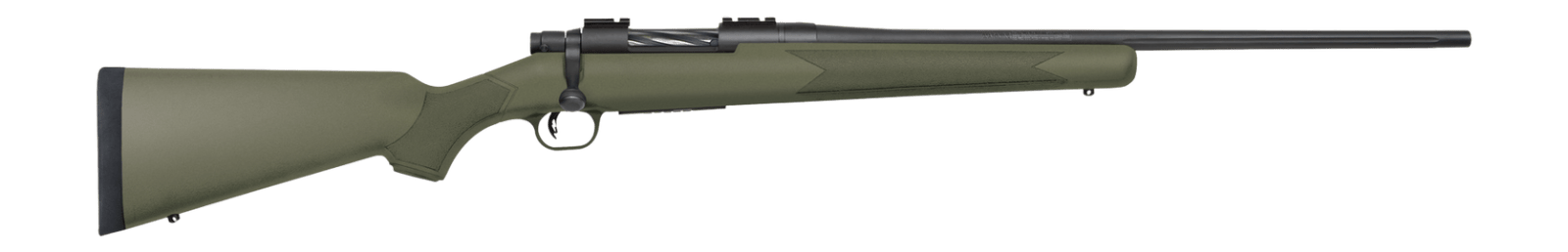 Mossberg 28076 Patriot  308 Win 5+1 22" Matte Blued Fluted Barrel, OD Green Synthetic Stock