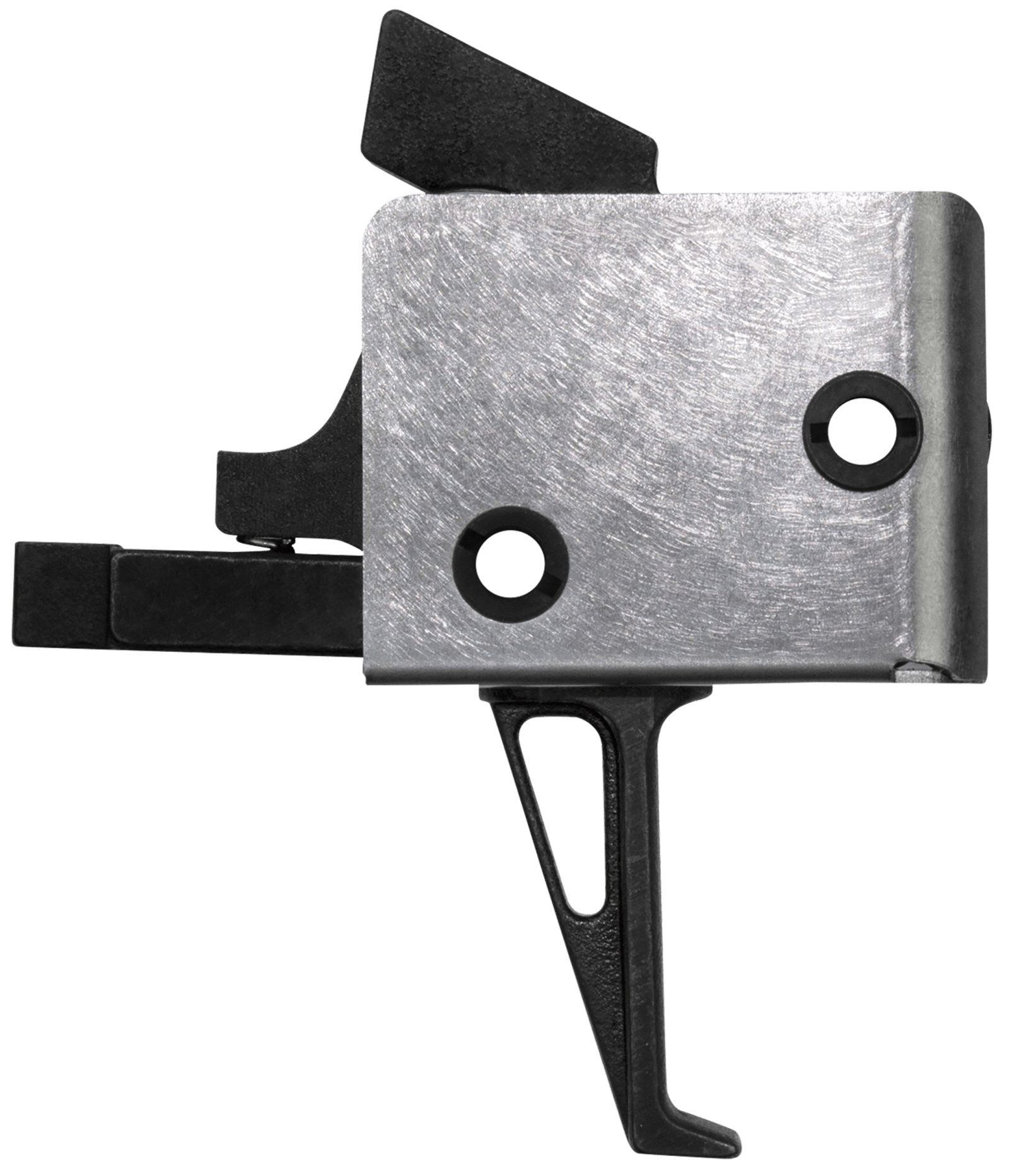 CMC Triggers 92503 Drop-In Single-Stage Flat Trigger w/ 4-4.50 lbs Draw Weight & Black/Silver Finish