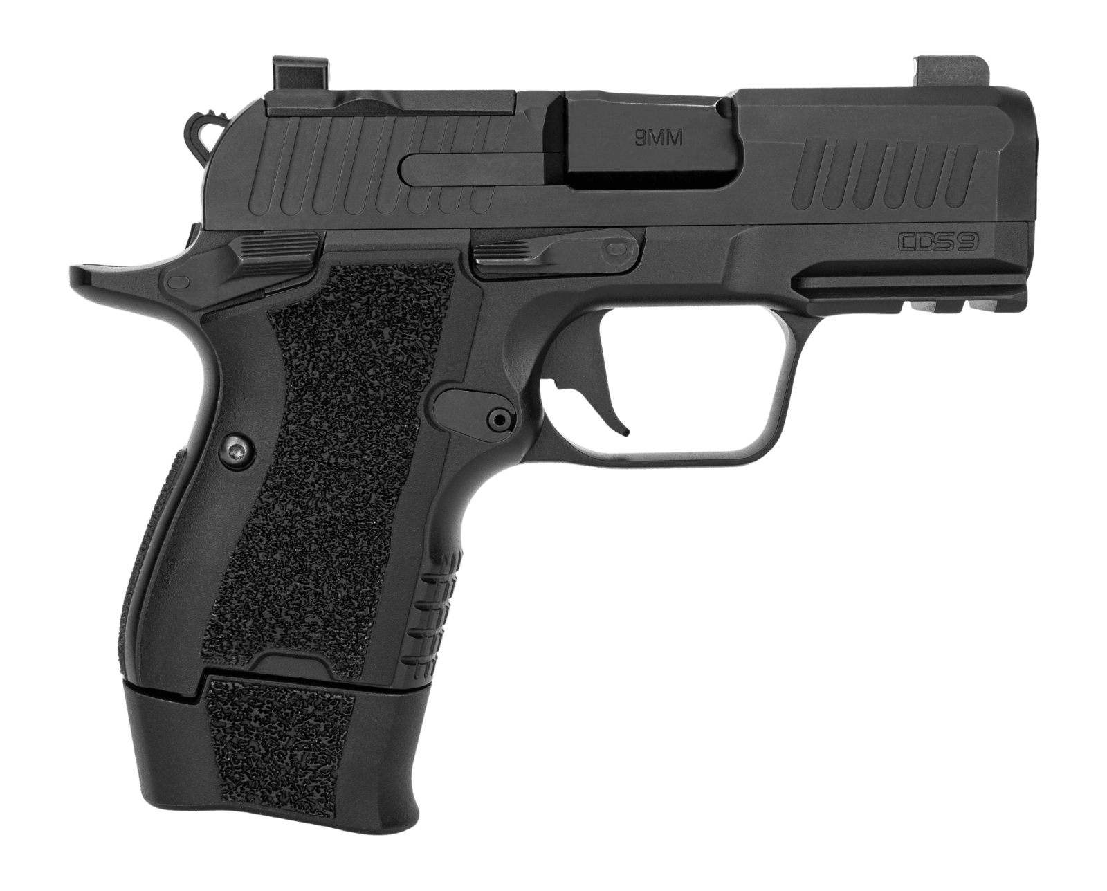 Kimber Mfg, Inc 3600006 CDS9 9mm Luger 15+1 Stainless Steel Optic Ready/Serrated Slide, Aluminum Frame w/Beavertail & Picatinny Rail, RMSc Footprint, Ambidextrous