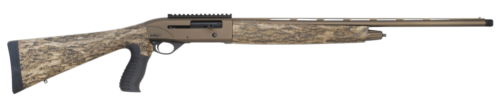 TriStar 24164 Viper G2 28 Gauge Semi-Auto 2.75" 5+1 24" Vent Rib w/ Matted Sight Plane Barrel Forend Receiver Bronze/Deep Blue Cerakote Receiver Camo Semi-Gross Turkish Walnut Stock