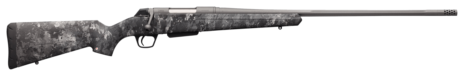 Winchester Guns 535776208 XPR Extreme Hunter 223 Rem 5+1 Cap 22" MB Tungsten Gray Cerakote Rec TrueTimber Midnight Stock Right Hand MOA Tigger System (Full Size) No Sights
